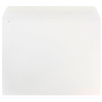 JAM Paper Booklet Envelopes, 10 x 13, White, 25/Pack (4023222)