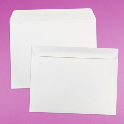 JAM Paper® 10 x 13 Booklet Envelopes, White, 50/Pack (4023222A)