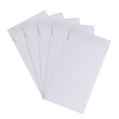 JAM Paper #5 Coin Business Envelopes, 2.875 x 5.25, White, 25/Pack (16211217)