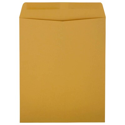 JAM Paper Kraft Open End Catalog Envelope, 11 1/2" x 14 1/2", Brown, 50/Pack (313011452I)