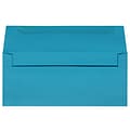 JAM Paper Open End #10 Business Envelope, 4 1/8 x 9 1/2, Blue, 50/Pack (15861I)