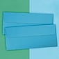 JAM Paper #10 Business Envelope, 4 1/8" x 9 1/2", Blue, 1000/Carton (15861B)