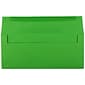 JAM Paper Open End #10 Business Envelope, 4 1/8" x 9 1/2", Green, 500/Pack (15862H)