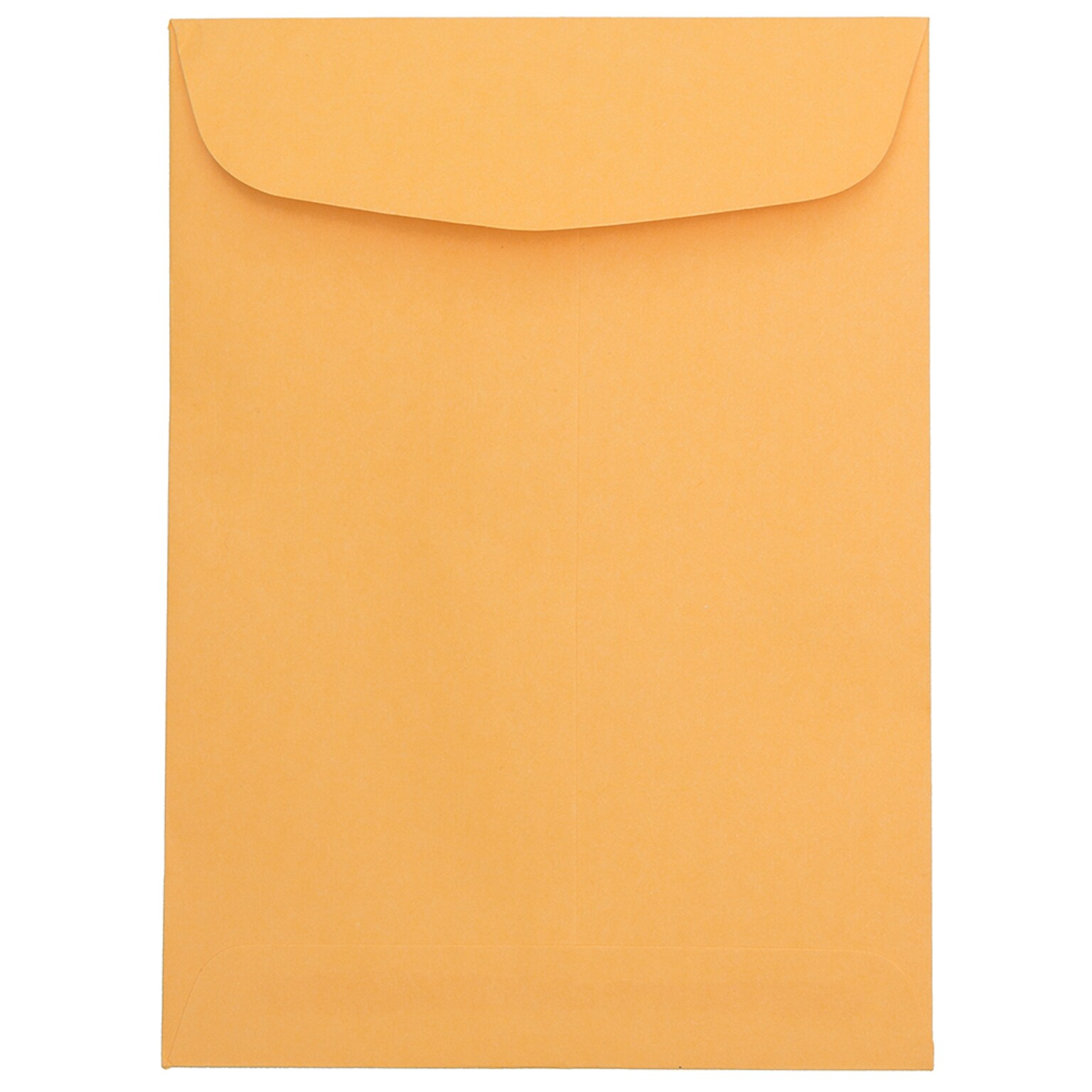 JAM Paper Open End #6 Catalog Envelope, 10 1/2 x 7 1/2, Brown, 100/Pack (29215)