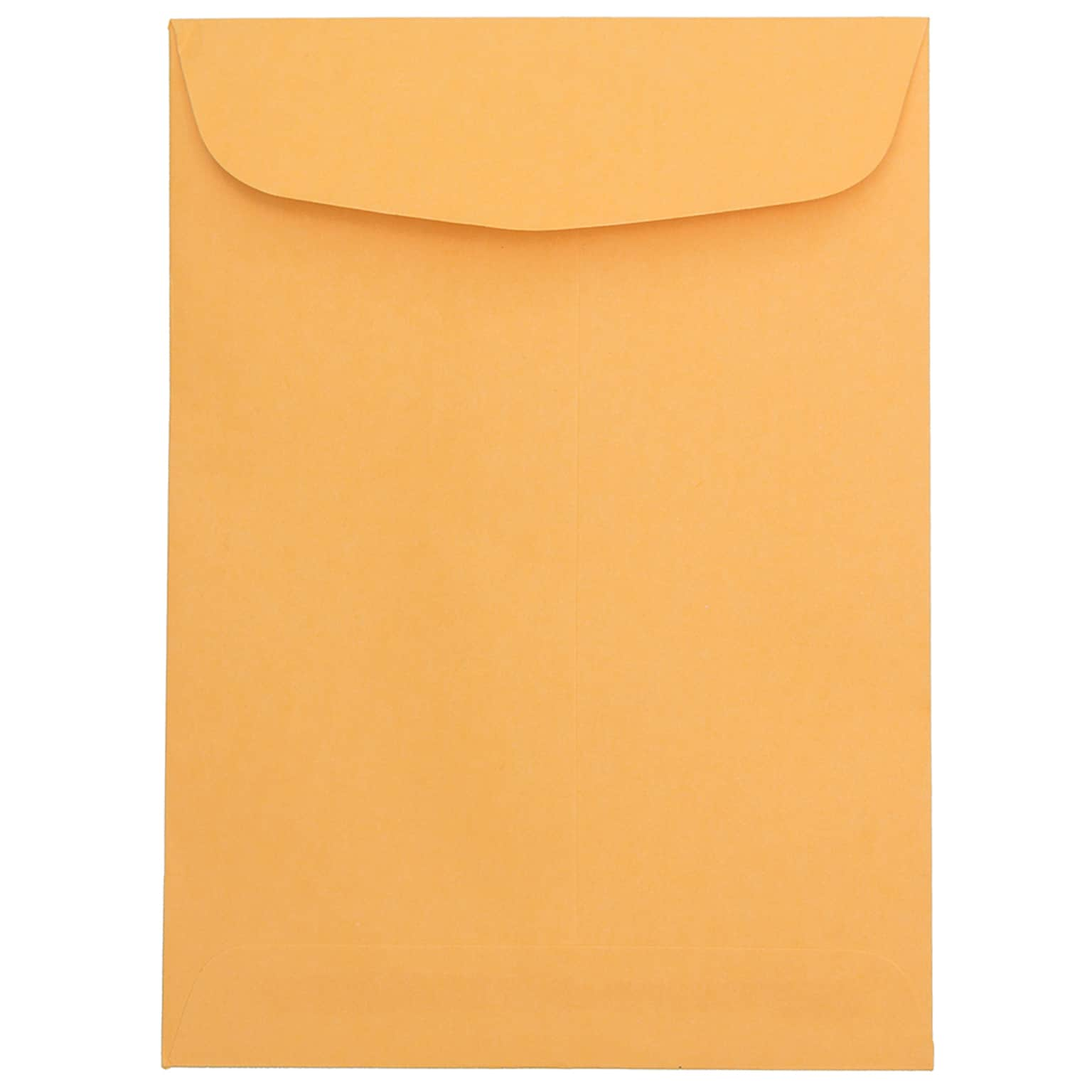 JAM Paper 7.5 x 10.5 Open End Catalog Envelopes, Brown Kraft Manila, 50/Pack (29215i)