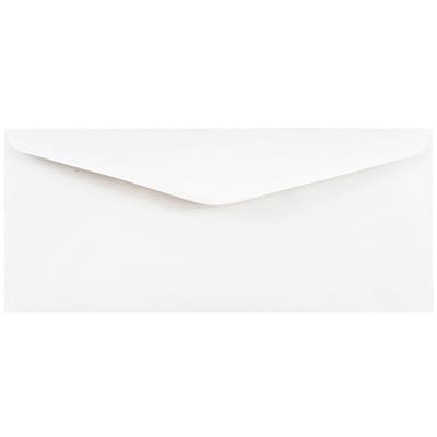 JAM Paper #11 Business Envelope, 4 1/2 x 10 3/8, White, 25/Pack (45179)