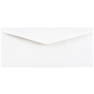 JAM Paper #11 Business Envelope, 4 1/2" x 10 3/8", White, 25/Pack (45179)