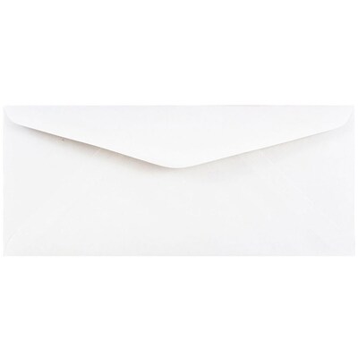 JAM Paper #11 Business Envelope, 4 1/2 x 10 3/8, White, 50/Pack (45179I)