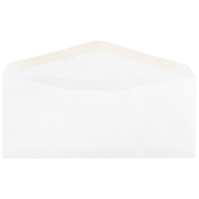 JAM Paper #11 Business Envelope, 4 1/2" x 10 3/8", White, 25/Pack (45179)