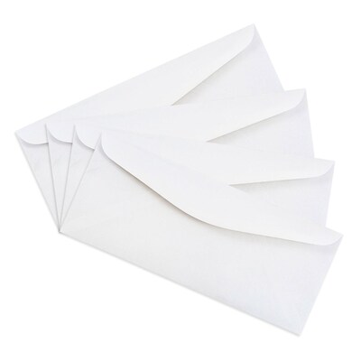 JAM Paper #12 Business Commercial Envelope, 4 3/4" x 11", White, 25/Pack (45195)