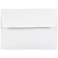 JAM Paper® 4Bar A1 Invitation Envelopes, 3.625 x 5.125, White, 50/Pack (47385H)