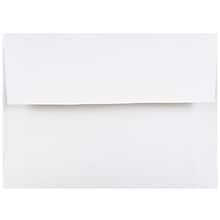 JAM Paper 4Bar A1 Invitation Envelopes, 3.625 x 5.125, White, 25/Pack (47385)