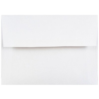 JAM Paper® 4Bar A1 Invitation Envelopes, 3.625 x 5.125, White, Bulk 500/Box (47385c)