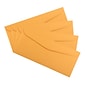 JAM Paper #12 Business Commercial Envelope, 4 3/4" x 11", Manila Brown Kraft, 500/Pack (80762H)