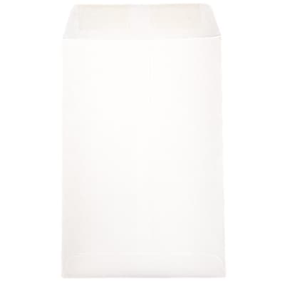 JAM Paper Open End Catalog Envelope, 6 x 9, White, 50/Pack (1623192I) | Quill