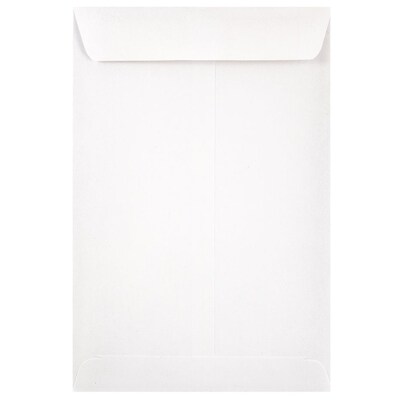 JAM Paper Open End Catalog Envelope, 6 x 9, White, 50/Pack (1623192I)