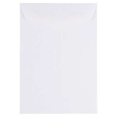 JAM Paper 7 x 10 Open End Catalog Envelopes, White, 50/Pack (1623194i) | Quill