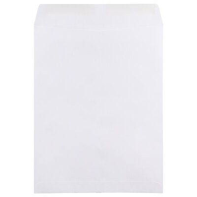 JAM Paper Open End #15 1/2 Catalog Envelope, 12 x 15 1/2, White, 25/Pack (1623202)