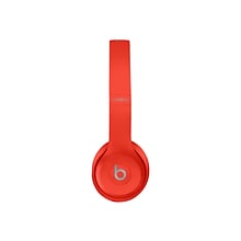 Beats Solo3 Wireless Bluetooth Stereo Headphones, Citrus Red (MX472LL/A)