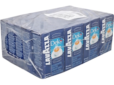 Lavazza Dek Decaf Ground Coffee, Medium Roast, 8.8 oz., 20/Carton (1111)