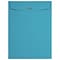 JAM Paper 9 x 12 Open End Catalog Colored Envelopes with Clasp Closure, Blue Recycled, 10/Pack (7382