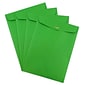 JAM Paper Open End Clasp Catalog Envelope, 9" x 12", Green, 100/Box (92912)