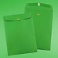 JAM Paper 9 x 12 Open End Catalog Colored Envelopes with Clasp Closure, Green Recycled, 25/Pack (92912a)