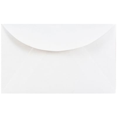 JAM Paper 3Drug Mini Envelopes, 2.3125 x 3.625, White, 50/Pack (201214i)