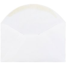 JAM Paper 3Drug Mini Envelopes, 2.3125 x 3.625, White, 25/Pack (201214)