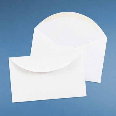 JAM Paper 3Drug Mini Envelopes, 2.3125 x 3.625, White, 50/Pack (201214i)