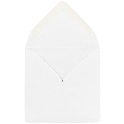 JAM Paper 3.125 x 3.125 Mini Square Envelopes, White, 25/Pack (201229)