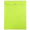 JAM Paper Open End Clasp Catalog Envelope, 9 x 12, Lime Green, 100/Box (900835395)