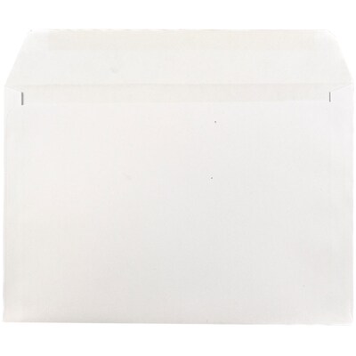 JAM Paper #7 1/2 Booklet Envelope, 10 1/2 x 7 1/2, White, 1000/Carton (4246B)