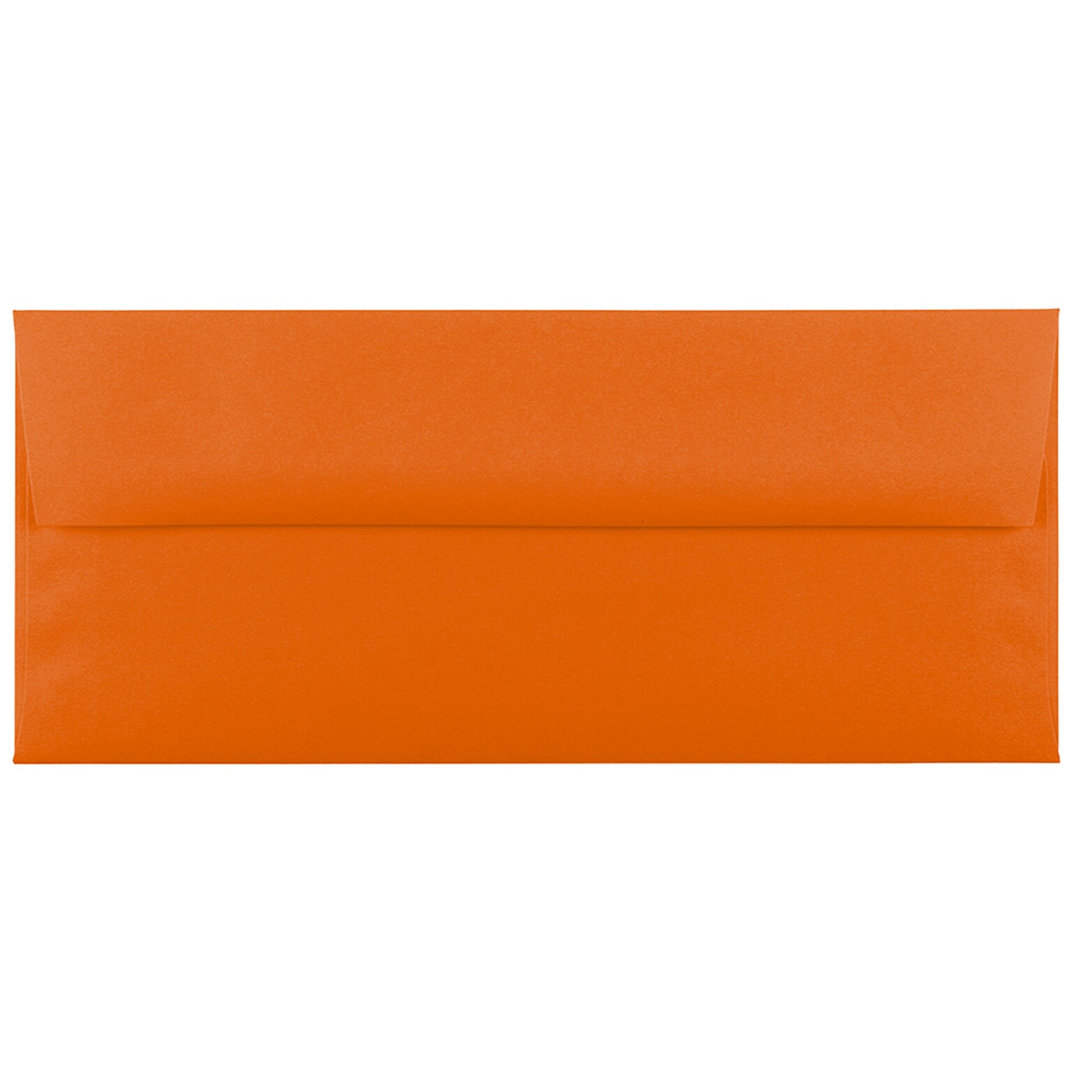 JAM Paper #10 Business Envelope, 4-1/8 x 9-1/2, Orange, 25/Pack (15860)