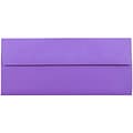 JAM Paper #10 Business Envelope, 4 1/8 x 9 1/2, Violet Purple, 25/Pack (15864)