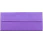 JAM Paper Open End #10 Business Envelope, 4 1/8" x 9 1/2", Violet Purple, 50/Pack (15864I)