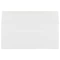 JAM Paper Strathmore #10 Business Envelope, 4 1/8 x 9 1/2, Bright White Wove, 25/Pack (64933)