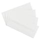 JAM Paper Strathmore Open End #10 Business Envelope, 4 1/8" x 9 1/2", Bright White Wove, 50/Pack (64933I)