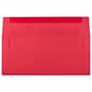 JAM Paper Open End #10 Business Envelope, 4 1/8" x 9 1/2", Red, 500/Pack (67161H)