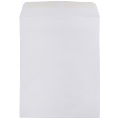 JAM Paper Open End Catalog Envelope, 11 1/2 x 14 1/2, White, 25/Pack (1623201)