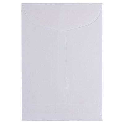 JAM Paper Open End Catalog Envelope, 4 5/8 x 6 3/4, White, 50/Pack (1623988I) | Quill