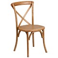 Flash Furniture Oak Cross Back Accent Chair (XUXOAK)