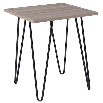 Flash Furniture Oak Park Collection End Table, Driftwood (NANJH1703)