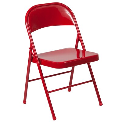 Flash Furniture HERCULES Series Metal Folding Chair (BDF002RED)