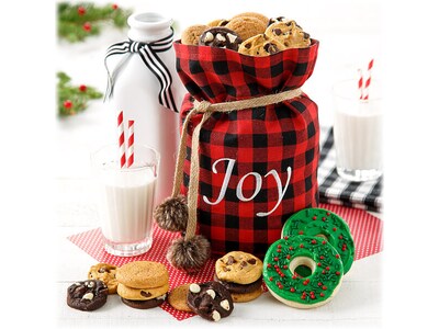 Mrs. Fields Checking-It-Twice Cookie Tote (19WBUND011)