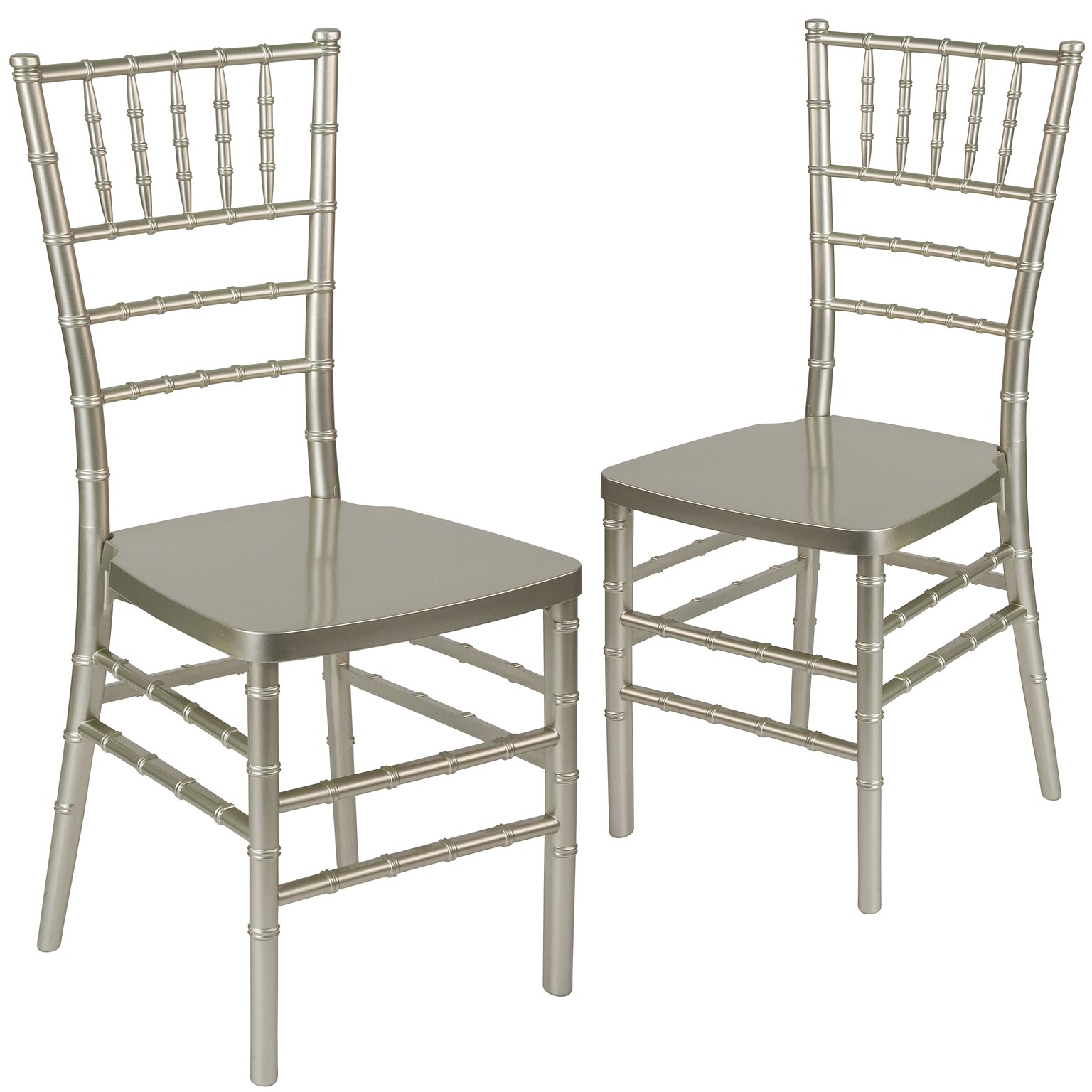 Flash Furniture HERCULES Series Resin Chiavari Chair, 2/Pk (2LECHAMP)