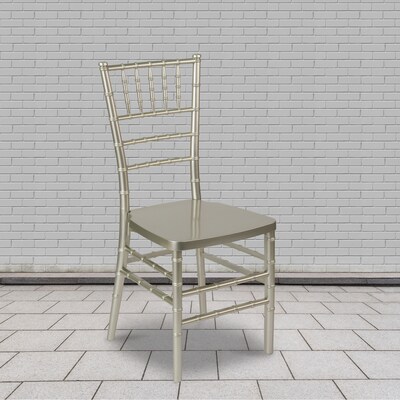 Flash Furniture HERCULES Series Resin Chiavari Chair, 2/Pk (2LECHAMP)