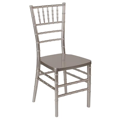 Flash Furniture HERCULES Series Resin Chiavari Chair (LEPEWTER)