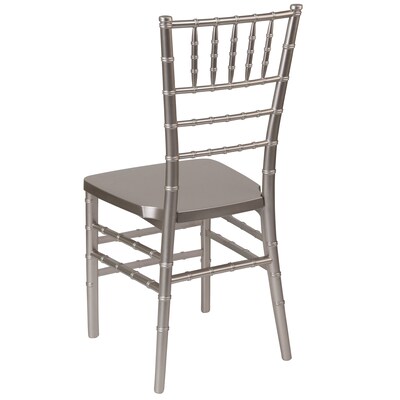 Flash Furniture HERCULES Series Resin Chiavari Chair (LEPEWTER)
