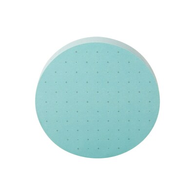 Noted by Post-it® Brand, Turquoise Round Notes, 2.9 x 2.9, 100 Sheets/Pad, 1 Pad/Pack (NTD-3RD-TQ)